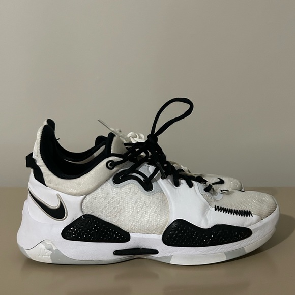 White and Black Nike Paul George 5 - Picture 2 of 4
